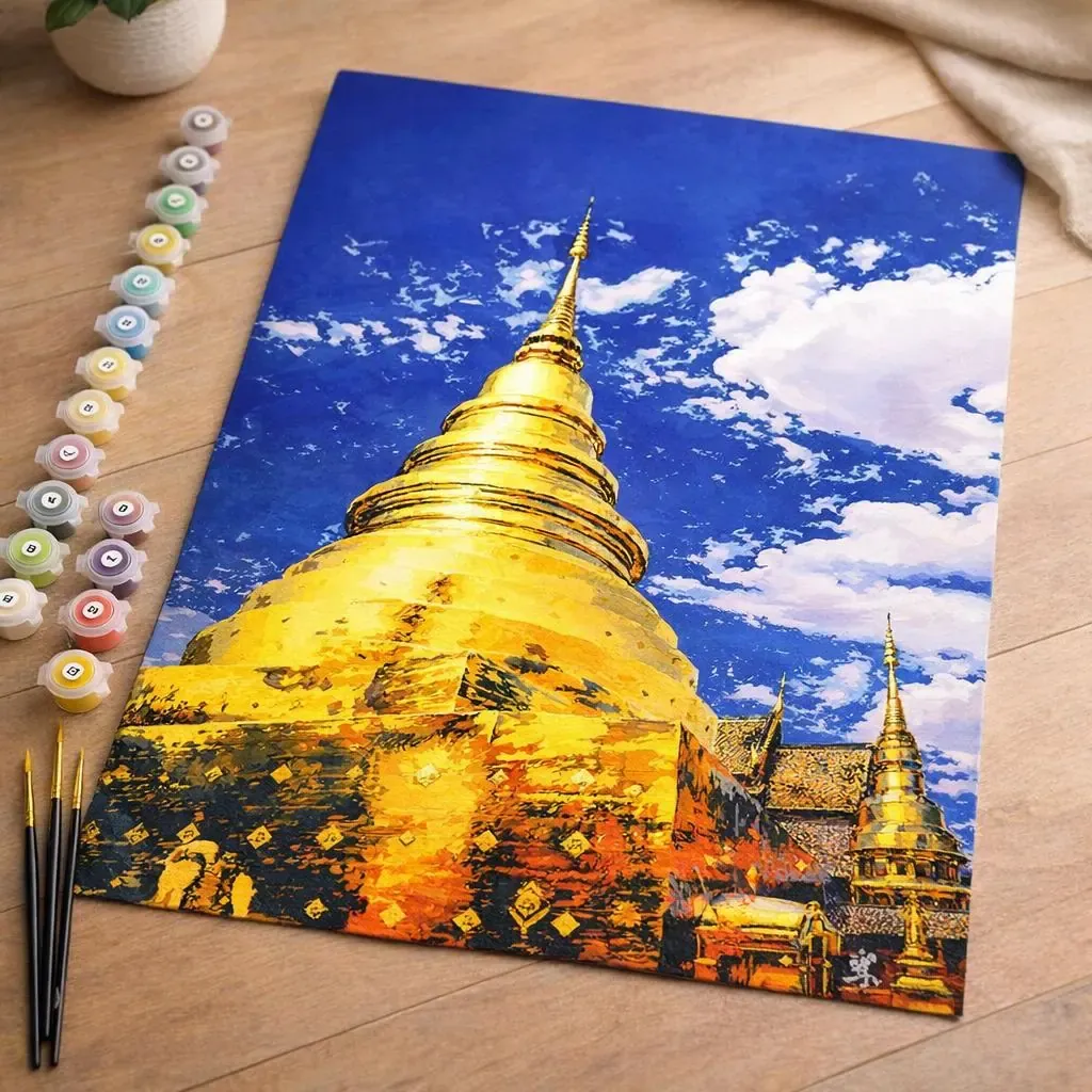 Peinture par numéro Temple de Chiangmai