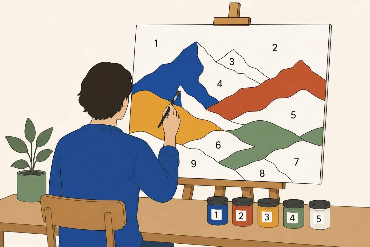 Peinture par numéro adulte