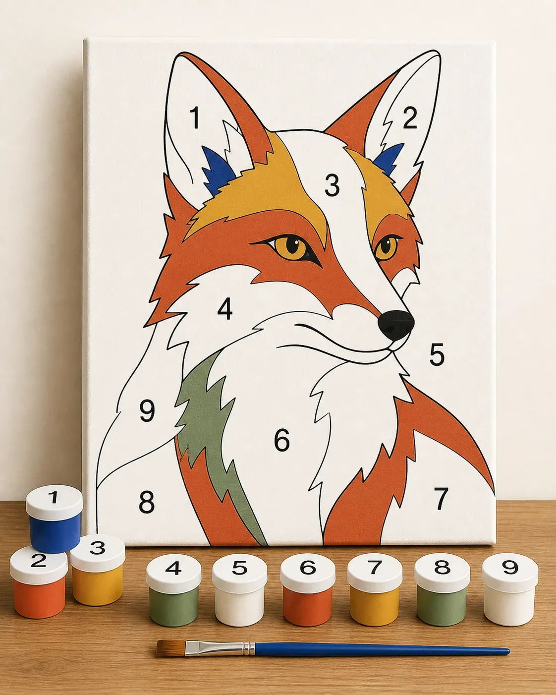 Peinture par numéro animaux