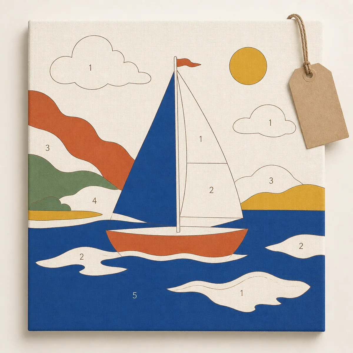 Peinture par numéro pas cher