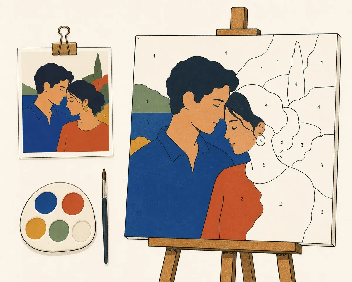 Peinture par numéro personnalisé